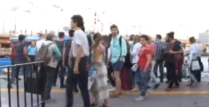 İstanbul'da iftar öncesi korku dolu anlar