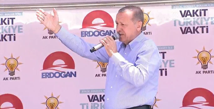Son dakika! Erdoğan İnce'ye yüklendi: Diyarbakır mitingine HDP'liler gitti