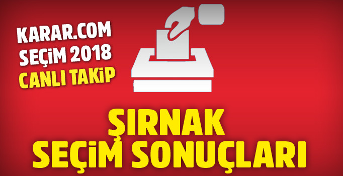 sirnak secim sonuclari 2018 24 haziran sirnak partilerin oy oranlari