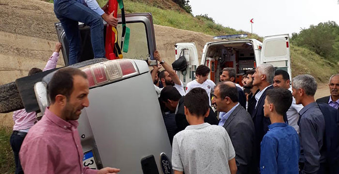 Şemdinli’de trafik kazası: 4 yaralı