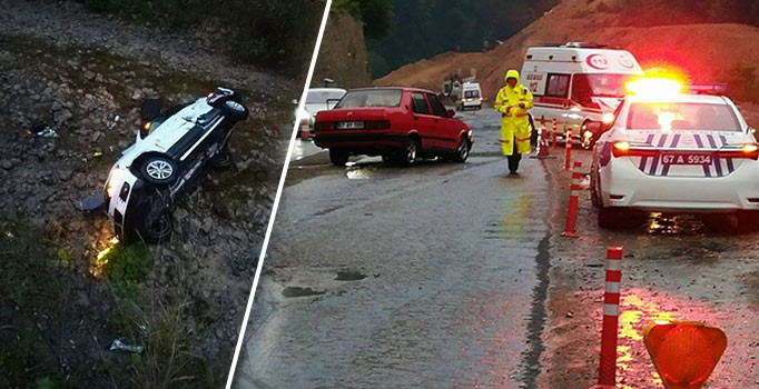 Bayram sabahı feci kaza: Dereye uçtular
