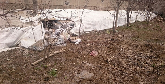 Yüksekova'da 100 metrelik sera görünümlü PKK tüneli bulundu