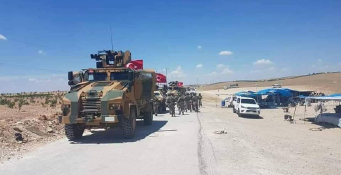 Son dakika! Türk askeri Menbiç'te! İşte ilk görüntüler