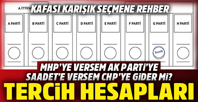 AK Parti'ye verilen oy MHP'ye, Saadet'e verilen oy CHP'ye gider mi? (Nasıl oy kullanacağım?)
