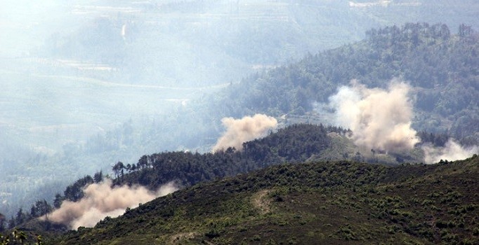 Suriye'de rejim güçleri Türkmendağı'nı bombalıyor