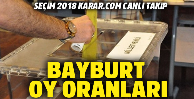 24 Haziran sonuçları | Bayburt Cumhurbaşkanlığı seçimi oy oranı