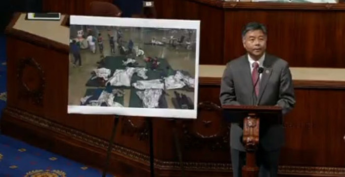 ABD kongresi karıştı! Salonda çocukların ağlama seslerini dinletti