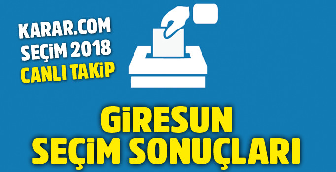 Giresun Cumhurbaşkanlığı seçimi oy oranı | Giresun Cumhur İttifakı Millet ittifakı oy yüzdeleri ne?