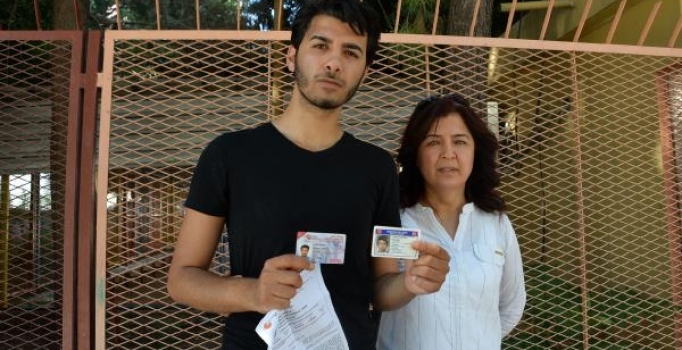 Ehliyeti ve şehit yakını kartıyla sınava giremedi