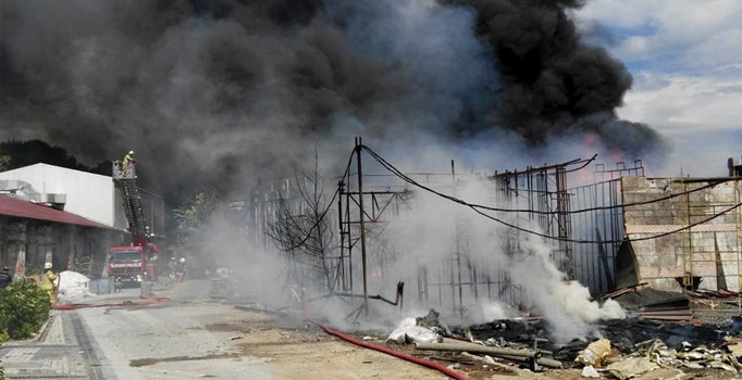 Diriliş Ertuğrul seti kül oldu