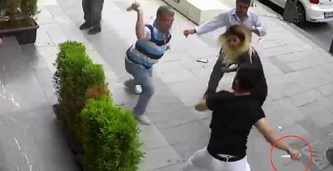 İstanbul’da damat dehşeti kamerada