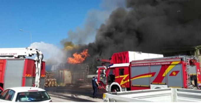 Son dakika! Ankara'da fabrika yangını