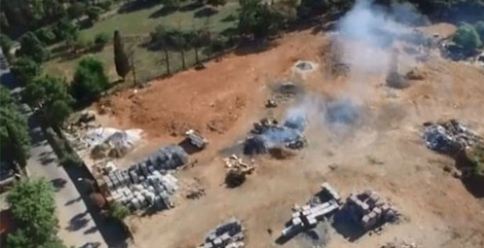 Adalarda çöp yakma tepkisi