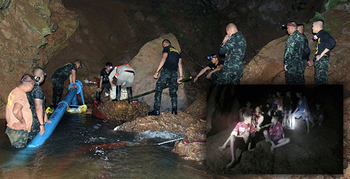 Dünya mağaradaki çocuklara kilitledi... Oksijen seviyesi düşüyor