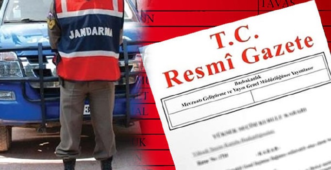 İsim isim jandarma ihraç listesi | (701 sayılı KHK - 8 Temmuz 2018)