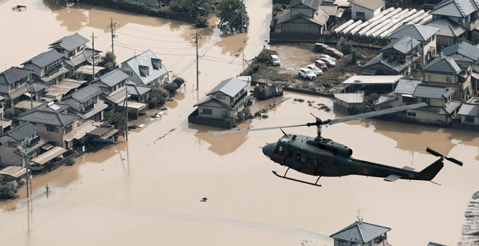 Japonya'daki sel felaketi: 195 ölü
