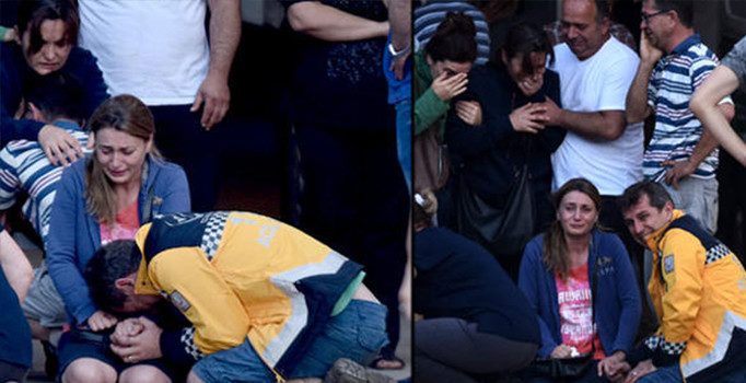 Tren kazasında en acı fotoğraf