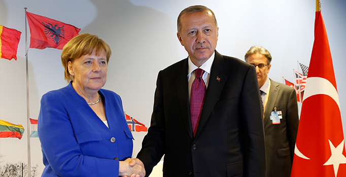 Son dakika! Erdoğan-Merkel görüşmesi sona erdi