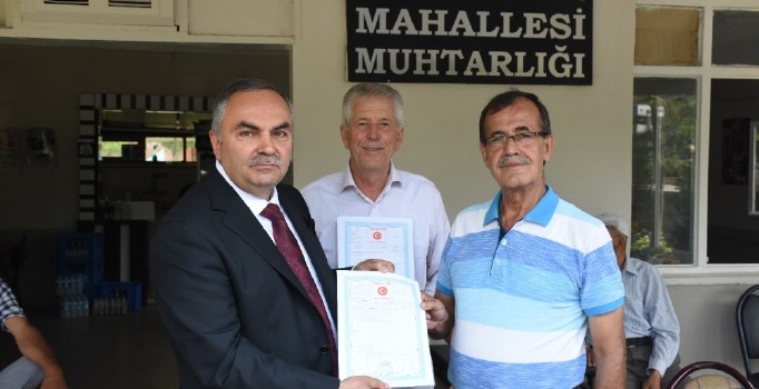 Tapular hak sahiplerine verildi