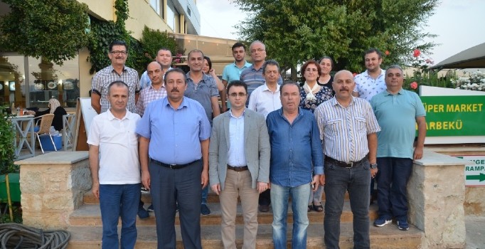 Akseki Tapu Müdürüne veda yemeği