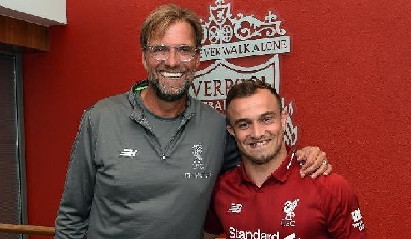 Xherdan Shaqiri Liverpool'da
