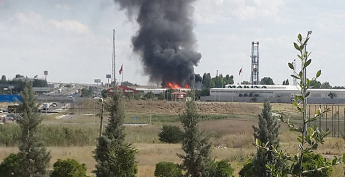 Son dakika! Ankara'da fabrika yangını