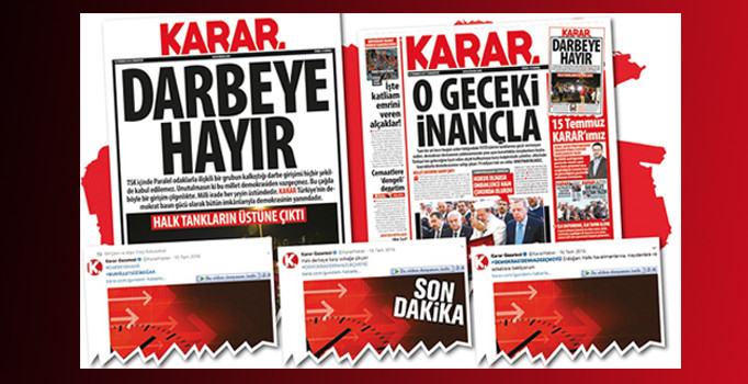 KARAR, milli direnişe her adımda destek oldu