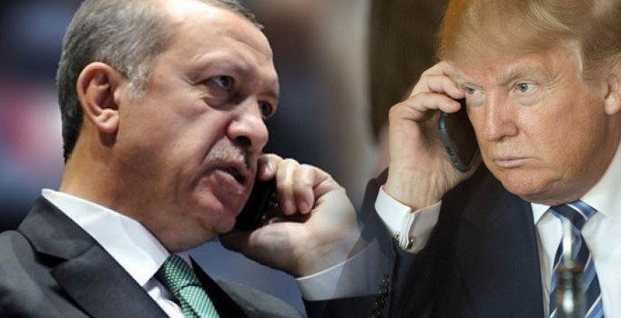 Son dakika! Erdoğan ile Trump'la telefonda görüştü