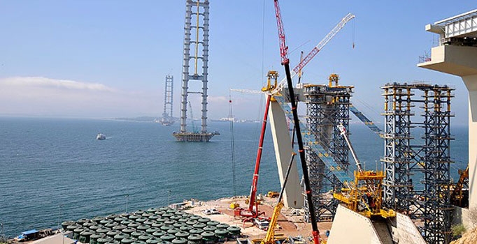 "Asma Köprü" 252 metrede  tamamlandı