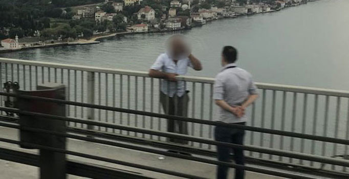 Son dakika! 15 Temmuz Şehitler Köprüsü'nde intihar girişimi
