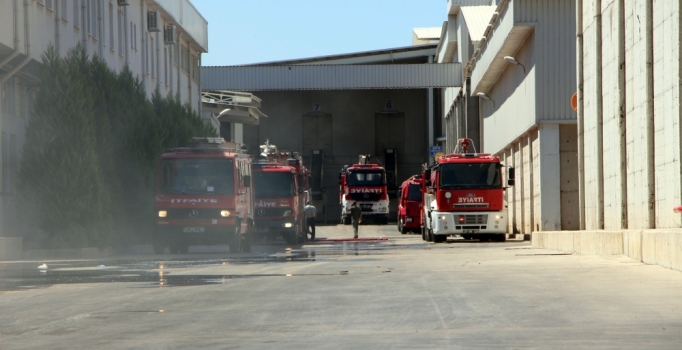 Gaziantep'te korkutan fabrika yangını