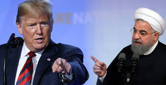 Trump'tan Ruhani'ye tehdit gibi cevap: Akıllı ol