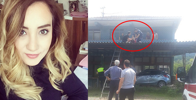 Genç avukattan akılalmaz kaza: Evin balkonuna düştü