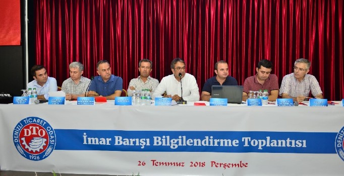 Denizli’de ‘İmar Barışı Bilgilendirme Toplantısı’ yapıldı