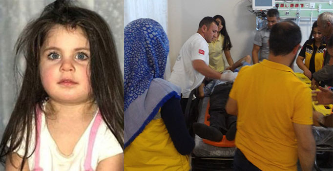 Minik Leyla’nın babasına otomobil çarptı