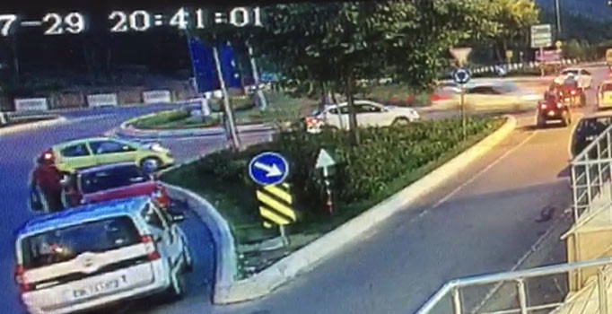 İstanbul’da feci ATV kazası kamerada