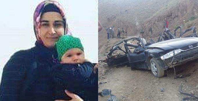 Şehit anne ve bebeği, üs bölgeye eşine doğum günü sürprizi yapmak için gitmiş