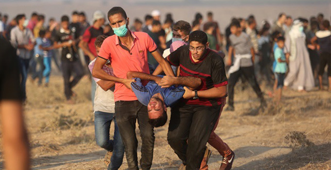 'Büyük Dönüş Yürüyüşü'nde bir Filistinli daha şehit oldu