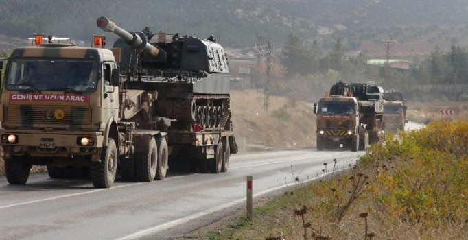 Münbiç ile Tel Rıfat bölgesine yoğun askeri sevkiyat
