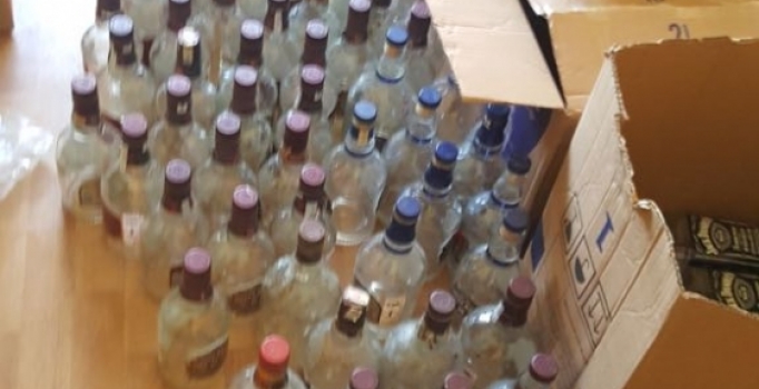Mersin'de sahte içki operasyonu