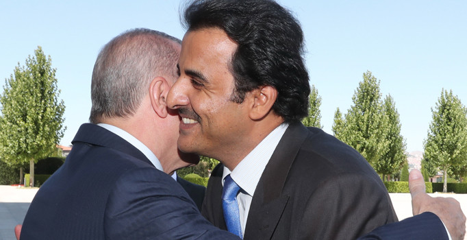 Cumhurbaşkanı Erdoğan'dan Katar Emiri Al Sani'ye teşekkür mesajı
