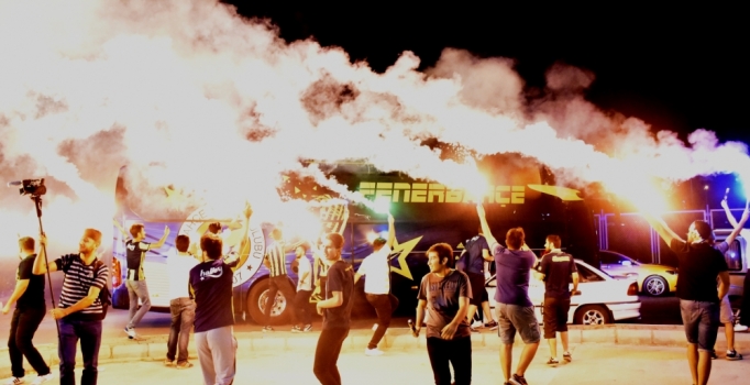 Fenerbahçe'ye Malatya'da coşkulu karşılama