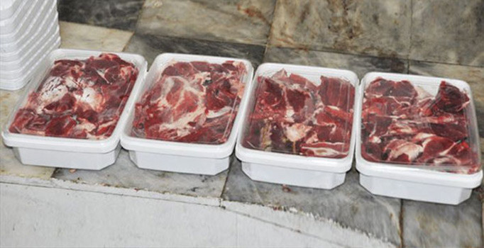 Bayram ruhuna yakışır uygulama: Kurban eti almayan kimse kalmadı