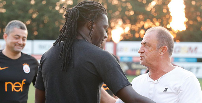 Gomis Galatasaray idmanını ziyaret etti
