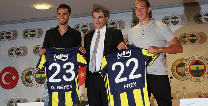 Fenerbahçe'de Reyes ve Frey imzayı attılar