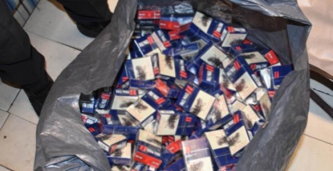 Siirt’te 3 bin 400 paket kaçak sigara ele geçirildi