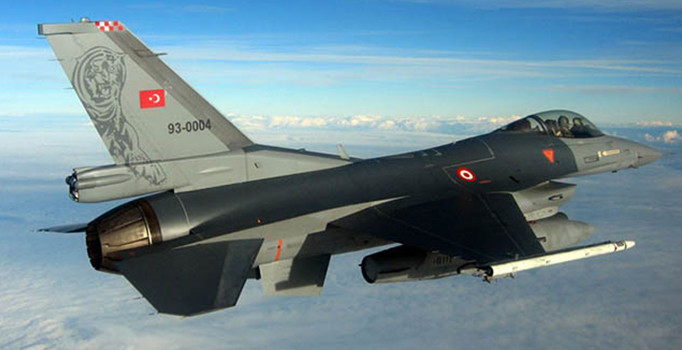 El Bab operasyonunda terör örgütü DAEŞ'e ait 14 hedefe hava harekatı | Son dakika