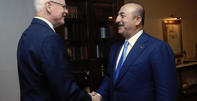 Çavuşoğlu, ABD'nin Suriye Özel Temsilcisi'ni kabul etti