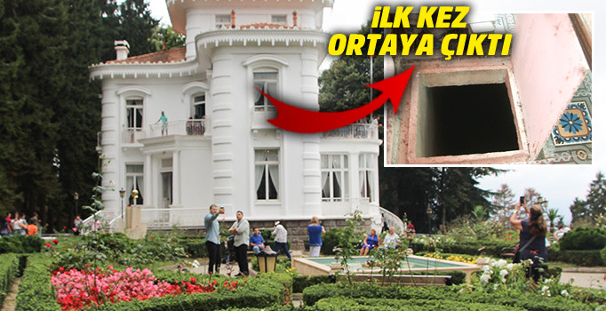 Atatürk Köşkü’nün bilinmeyen gizli geçidi