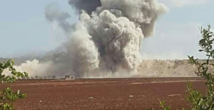 Son dakika! Rusya ve rejim İdlib'i vuruyor